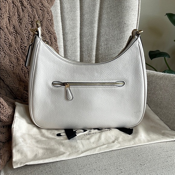 Coach Teri Hobo- White Leather Bag - Picture 6 of 13